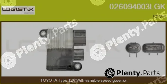 LGK 026094003LGK — Series resistor, electric motor (radiator fan)