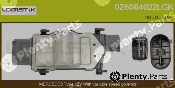 LGK 026084022LGK — Series resistor, electric motor (radiator fan)