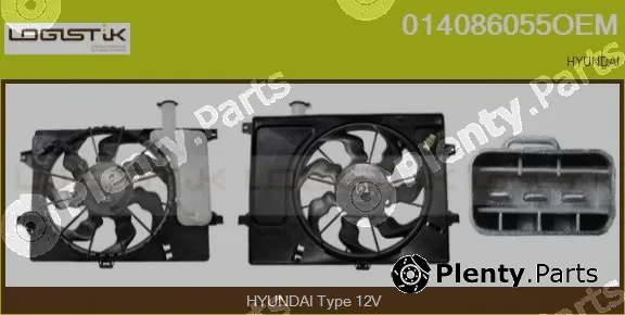LGK 014086055OEM — Electric Motor, radiator fan