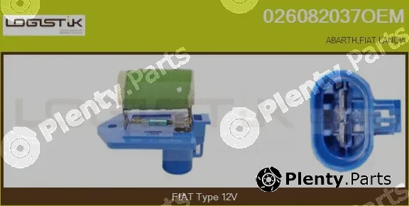 LGK 026082037OEM — Series resistor, electric motor (radiator fan)