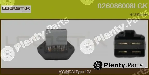 LGK 026086008LGK — Resistor, interior blower