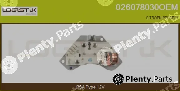 LGK 026078030OEM — Resistor, interior blower