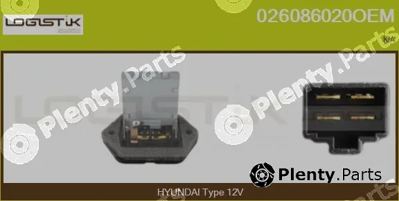 LGK 026086020OEM — Resistor, interior blower