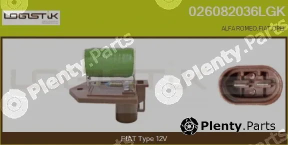 LGK 026082036LGK — Series resistor, electric motor (radiator fan)