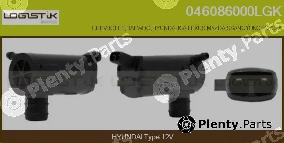 LGK 046086000LGK — Washer Fluid Pump, window cleaning