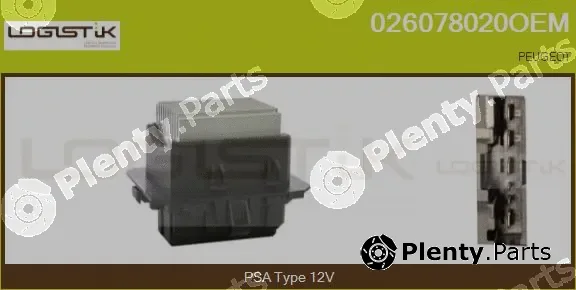 LGK 026078020OEM — Resistor, interior blower