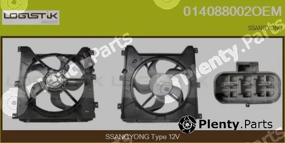 LGK 014088002OEM — Electric Motor, radiator fan