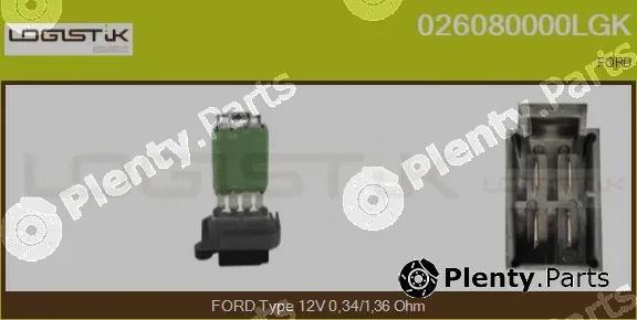 LGK 026080000LGK — Resistor, interior blower