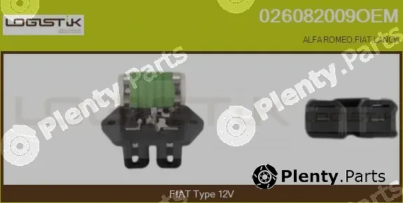 LGK 026082009OEM — Series resistor, electric motor (radiator fan)