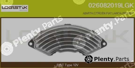 LGK 026082019LGK — Resistor, interior blower