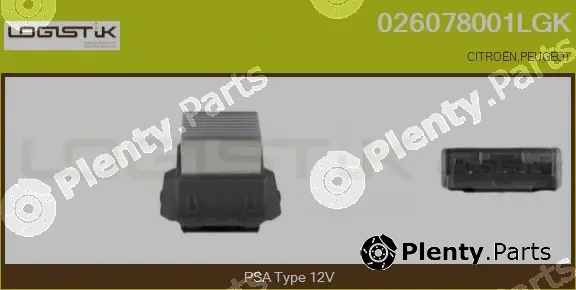 LGK 026078001LGK — Resistor, interior blower