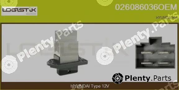LGK 026086036OEM — Resistor, interior blower