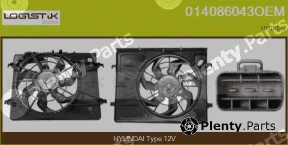 LGK 014086043OEM — Electric Motor, radiator fan
