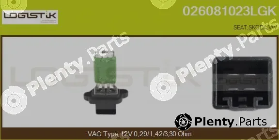 LGK 026081023LGK — Resistor, interior blower