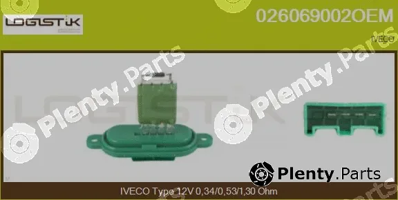 LGK 026069002OEM — Resistor, interior blower