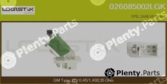 LGK 026085002LGK — Resistor, interior blower