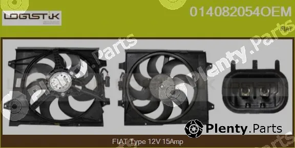LGK 014082054OEM — Electric Motor, radiator fan