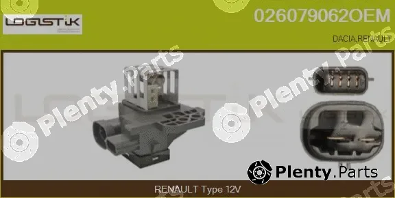 LGK 026079062OEM — Series resistor, electric motor (radiator fan)