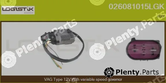 LGK 026081015LGK — Series resistor, electric motor (radiator fan)