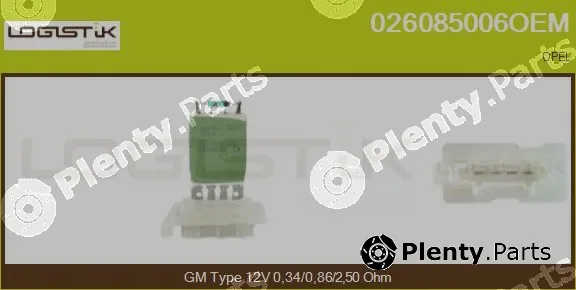 LGK 026085006OEM — Resistor, interior blower