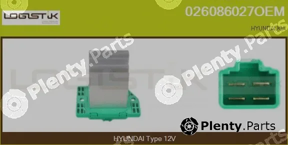 LGK 026086027OEM — Resistor, interior blower