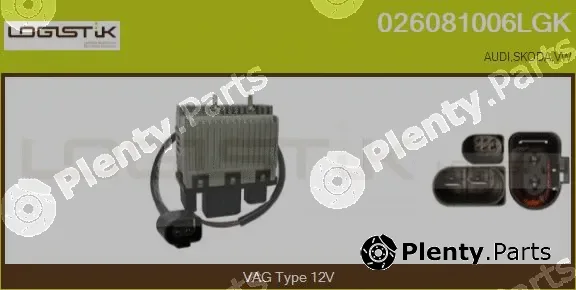 LGK 026081006LGK — Series resistor, electric motor (radiator fan)