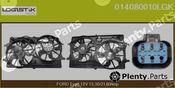LGK 014080010LGK — Electric Motor, radiator fan