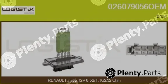 LGK 026079056OEM — Resistor, interior blower