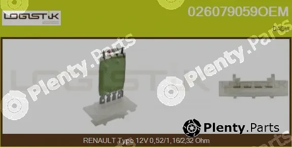 LGK 026079059OEM — Resistor, interior blower