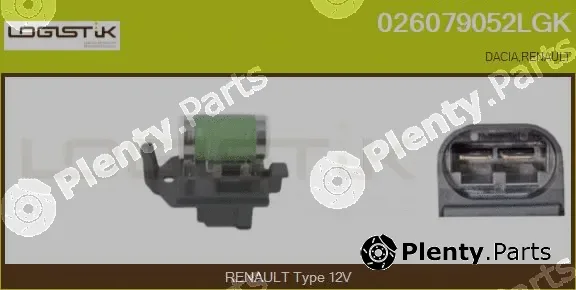LGK 026079052LGK — Series resistor, electric motor (radiator fan)