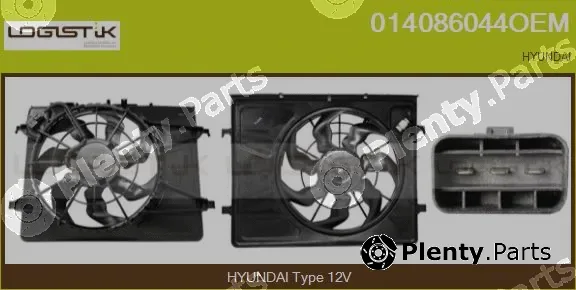 LGK 014086044OEM — Electric Motor, radiator fan