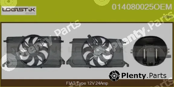 LGK 014080025OEM — Electric Motor, radiator fan