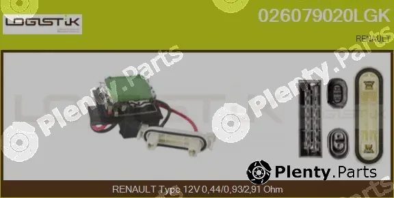 LGK 026079020LGK — Resistor, interior blower