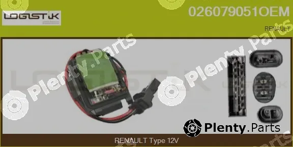 LGK 026079051OEM — Resistor, interior blower