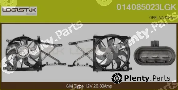 LGK 014085023LGK — Electric Motor, radiator fan