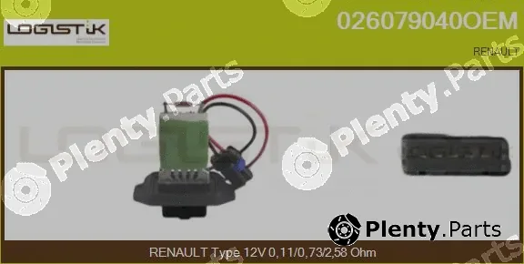 LGK 026079040OEM — Resistor, interior blower