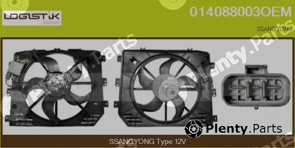 LGK 014088003OEM — Electric Motor, radiator fan