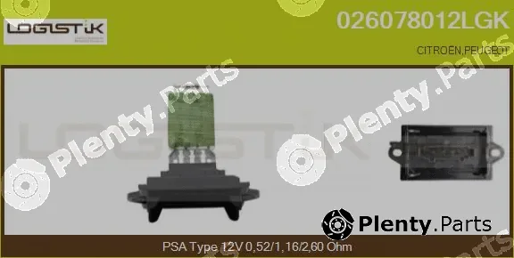 LGK 026078012LGK — Resistor, interior blower