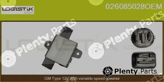 LGK 026085028OEM — Series resistor, electric motor (radiator fan)