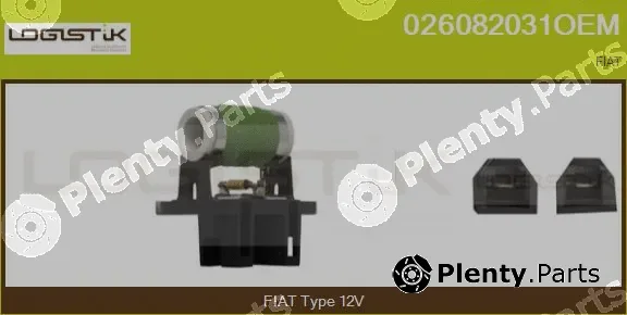 LGK 026082031OEM — Series resistor, electric motor (radiator fan)