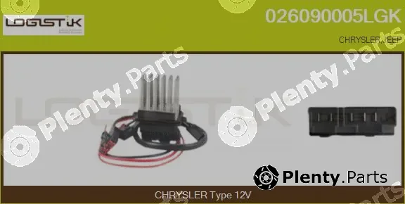 LGK 026090005LGK — Resistor, interior blower
