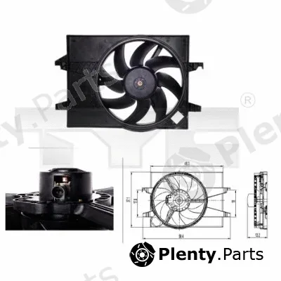 TYC 810-0026 — Fan, engine cooling