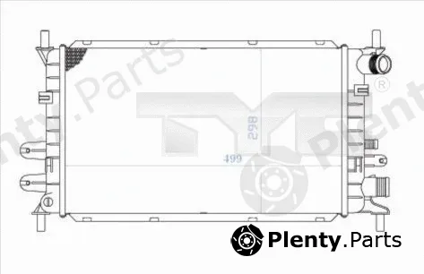 TYC 710-0033 — Radiator, engine cooling
