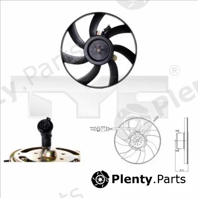 TYC 831-0003 — Fan, engine cooling