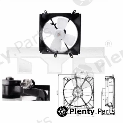 TYC 836-0006 — Fan, engine cooling