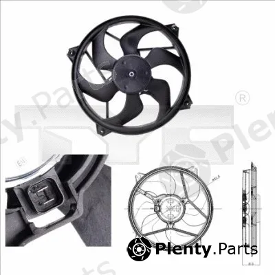TYC 805-0001 — Fan, engine cooling
