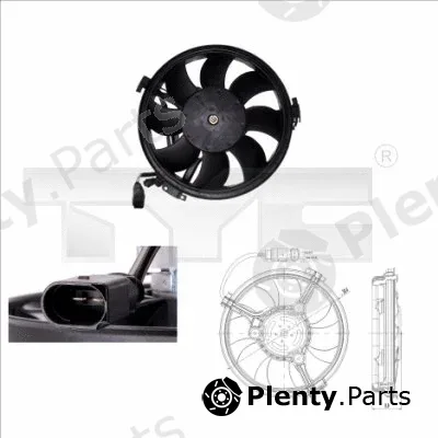 TYC 802-0003 — Fan, engine cooling