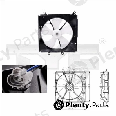 TYC 836-0001 — Fan, engine cooling