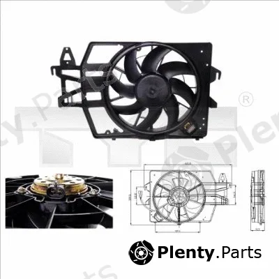 TYC 810-0038 — Fan, engine cooling