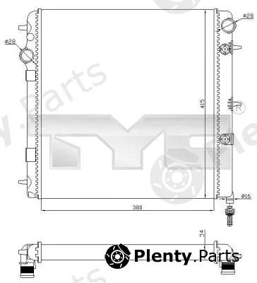 TYC 705-0071-R — Radiator, engine cooling